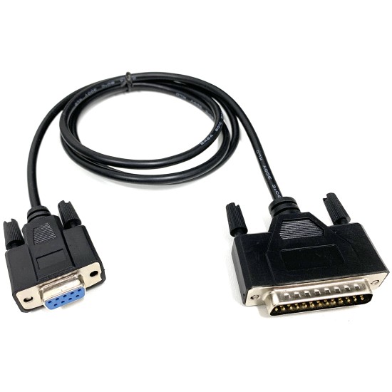 RS232 Serial Printer Cable DB9 Female to DB25 Male Lead